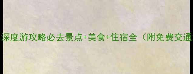 Austin深度游攻略必去景点美食住宿全附免费交通地图
