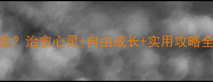 图片 一个人旅行是什么体验？治愈心灵+自由成长+实用攻略全（附独处旅行清单）