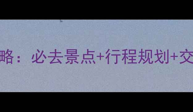 上海亲子游攻略必去景点行程规划交通住宿全指南
