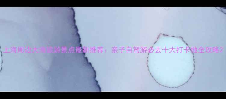 图片 上海周边大海旅游景点最新推荐：亲子自驾游必去十大打卡地全攻略2