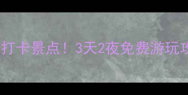 上海地铁9号线必打卡景点3天2夜免费游玩攻略附隐藏机位
