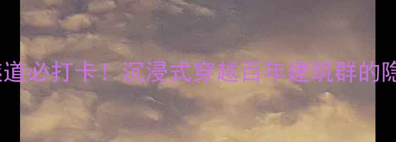 图片 上海外滩观光隧道必打卡！沉浸式穿越百年建筑群的隐藏玩法全攻略1