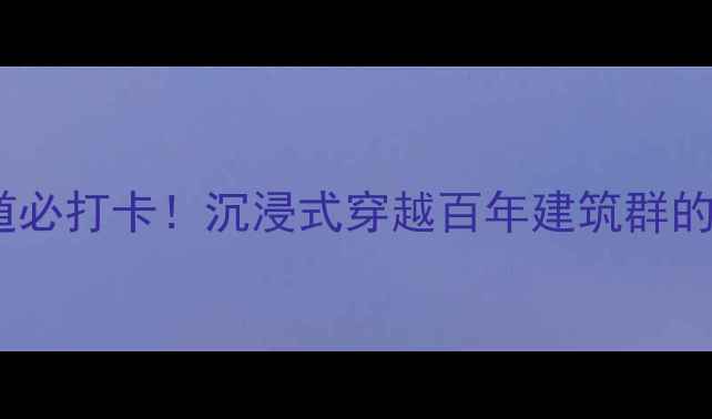上海外滩观光隧道必打卡沉浸式穿越百年建筑群的隐藏玩法全攻略