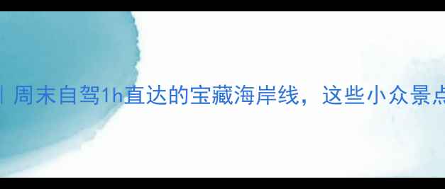 图片 上海金山区亲子游攻略｜周末自驾1h直达的宝藏海岸线，这些小众景点连导航都找不到！🌊🚗