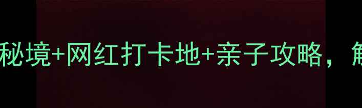 东阳必去景点清单小众秘境网红打卡地亲子攻略解锁江浙沪周边游新玩法