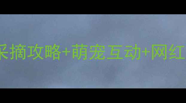 丰乐农庄亲子游全攻略采摘攻略萌宠互动网红打卡点承包暑假快乐
