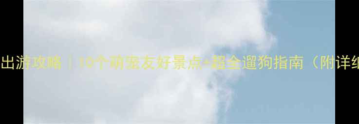 北京带狗出游攻略10个萌宠友好景点超全遛狗指南附详细清单