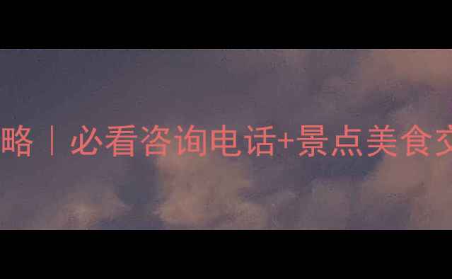 厦门旅游全攻略必看咨询电话景点美食交通最新指南