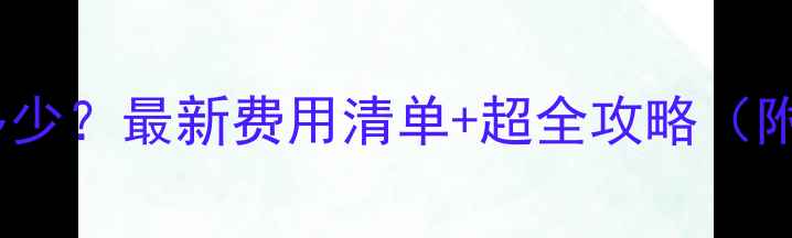 图片 去巴西旅游预算多少？最新费用清单+超全攻略（附详细花费明细）2