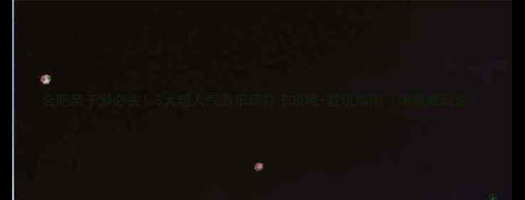 图片 合肥亲子游必去！5大超人气游乐场打卡攻略+避坑指南（附隐藏玩法）