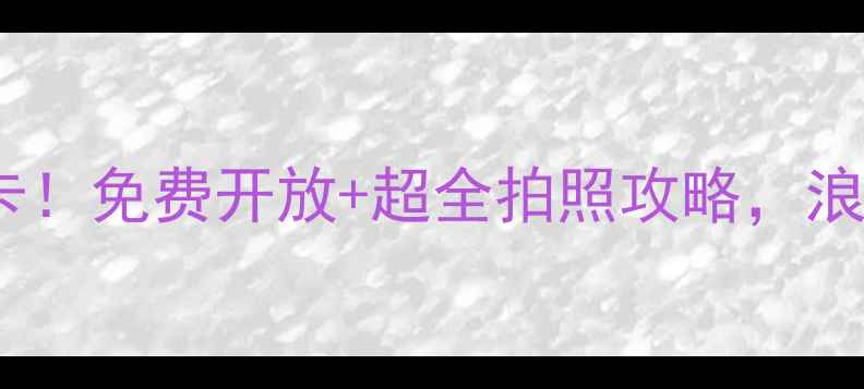 嘉兴南湖夜景必去打卡免费开放超全拍照攻略浪漫值拉满的湖畔童话