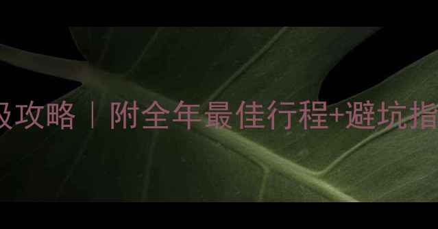 图片 山西必去十大景点保姆级攻略｜附全年最佳行程+避坑指南（附高清拍照地图）1