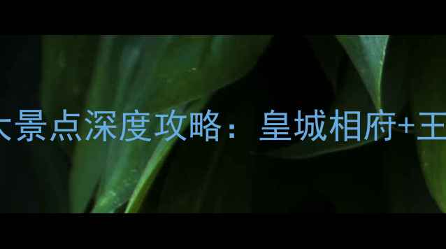 图片 山西晋城必去5大景点深度攻略：皇城相府+王莽岭+九女峰全1
