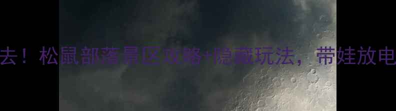 图片 成都亲子游必去！松鼠部落景区攻略+隐藏玩法，带娃放电2天1夜全攻略