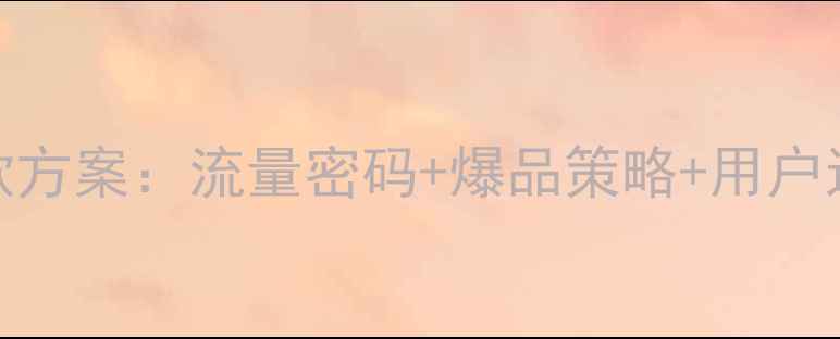 图片 旅游商品营销爆款方案：流量密码+爆品策略+用户运营全（附案例）