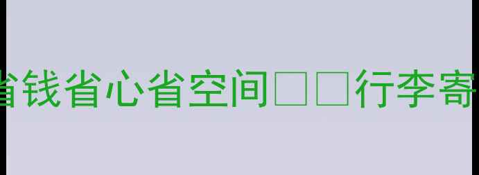 图片 日本邮寄行李全攻略｜省钱省心省空间✈️行李寄存国际快递退换货指南1
