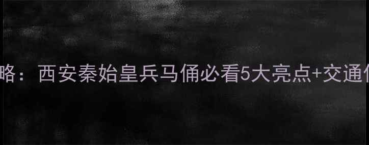 图片 最新全攻略：西安秦始皇兵马俑必看5大亮点+交通住宿指南2
