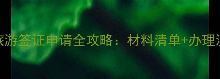 图片 最新版！法国旅游签证申请全攻略：材料清单+办理流程+避坑指南1