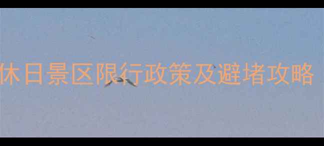 图片 杭州周末游必看！双休日景区限行政策及避堵攻略（附实时交通指南）1