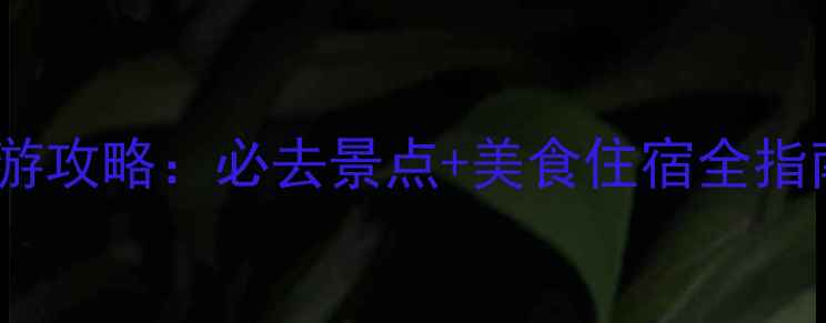 图片 桂林两天一夜深度游攻略：必去景点+美食住宿全指南（附详细行程）2