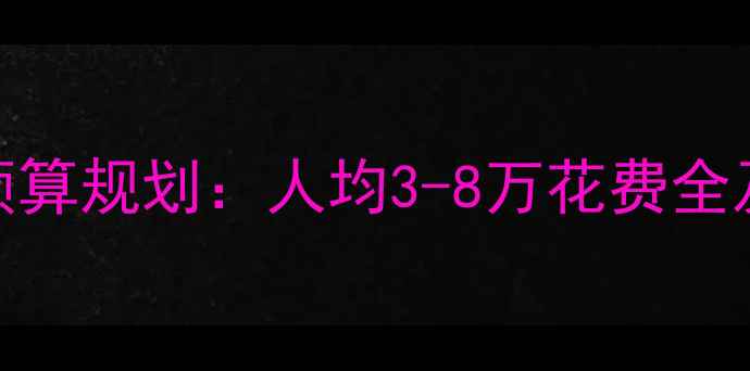 图片 欧洲旅游预算规划：人均3-8万花费全及省钱攻略