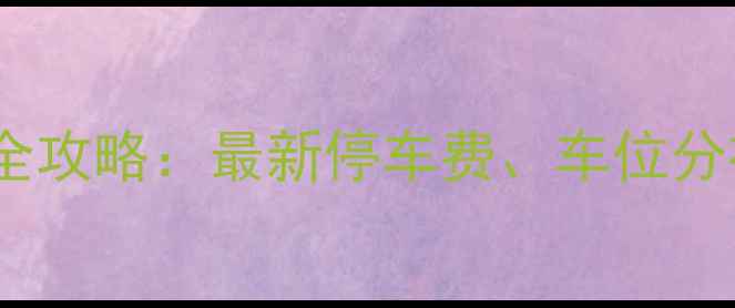 图片 深圳罗湖旅游停车全攻略：最新停车费、车位分布及免费停车技巧2