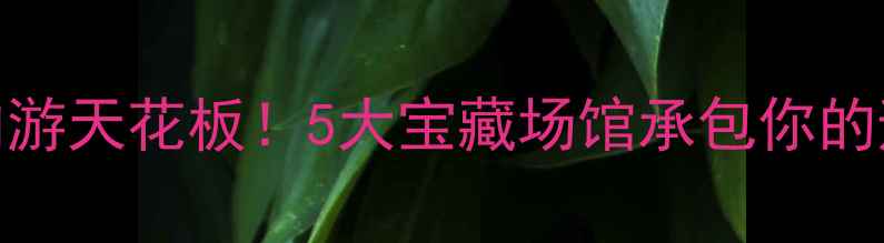 图片 温岭室内游天花板！5大宝藏场馆承包你的避暑时光