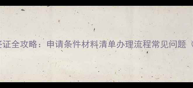 图片 申根个人旅游签证全攻略：申请条件材料清单办理流程常见问题（附最新政策）2