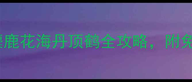 盐城必打卡8大景点麋鹿花海丹顶鹤全攻略附免费交通路线隐藏玩法