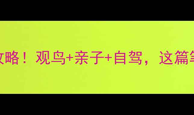 图片 石首天鹅洲湿地旅行全攻略！观鸟+亲子+自驾，这篇笔记帮你玩转长江湿地！