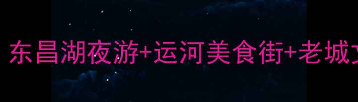 聊城夜生活全攻略东昌湖夜游运河美食街老城文化圈必打卡地指南