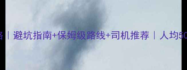 图片 西双版纳自由行包车攻略｜避坑指南+保姆级路线+司机推荐｜人均500+玩转野象谷+傣族村寨