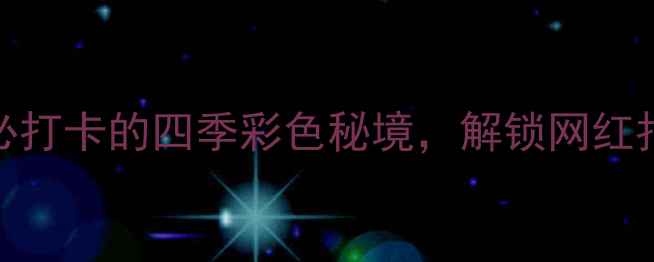 重庆彩色森林景区攻略必打卡的四季彩色秘境解锁网红拍照圣地与户外探险全指南