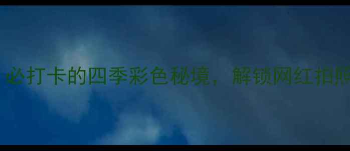 图片 重庆彩色森林景区攻略：必打卡的四季彩色秘境，解锁网红拍照圣地与户外探险全指南1