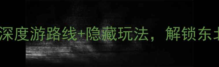 图片 长春必去景点全攻略：深度游路线+隐藏玩法，解锁东北雾凇岛冬季限定体验1