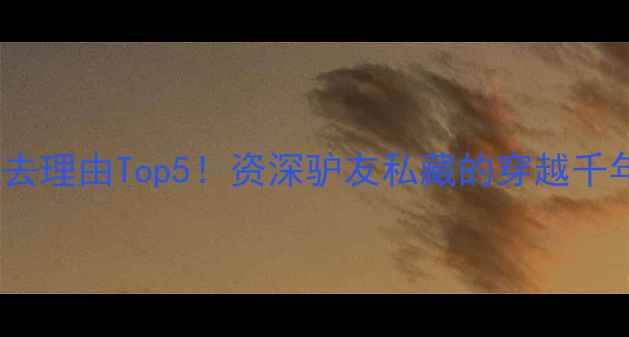 图片 雁门关必去理由Top5！资深驴友私藏的穿越千年攻略📿2