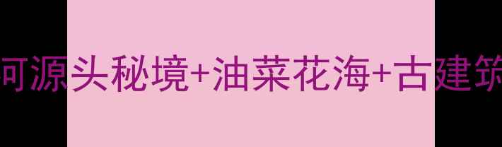青海贵德深度游全攻略黄河源头秘境油菜花海古建筑群解锁西北小众宝藏地