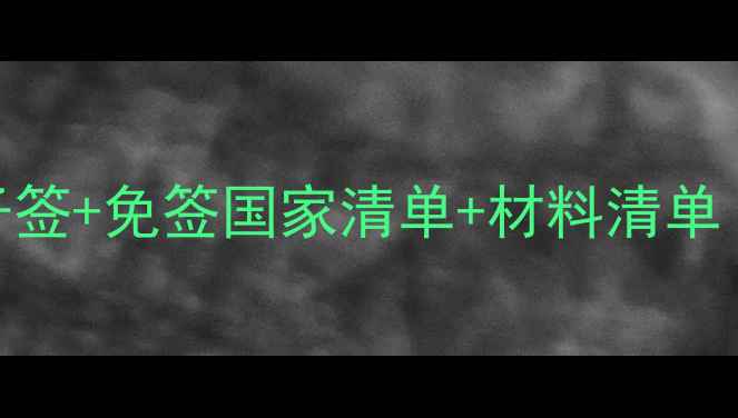 图片 韩国旅游签证全攻略｜电子签+免签国家清单+材料清单（附申请流程+避坑指南）2