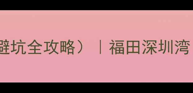 图片 香港机场回深圳最新交通指南（避坑全攻略）｜福田深圳湾口岸通关技巧+港铁东铁线时刻表