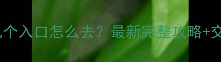 图片 黄山风景区有几个入口怎么去？最新完整攻略+交通购票全指南1