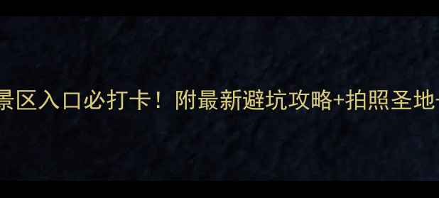 图片 🌊巽寮湾风景区入口必打卡！附最新避坑攻略+拍照圣地+亲子游路线