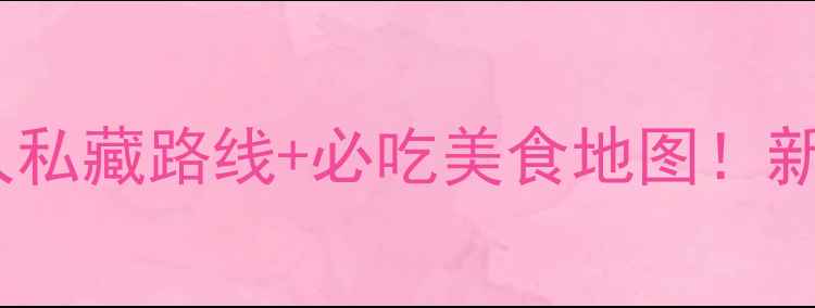 上海自驾游二日游本地人私藏路线必吃美食地图新手司机也能轻松玩转魔都