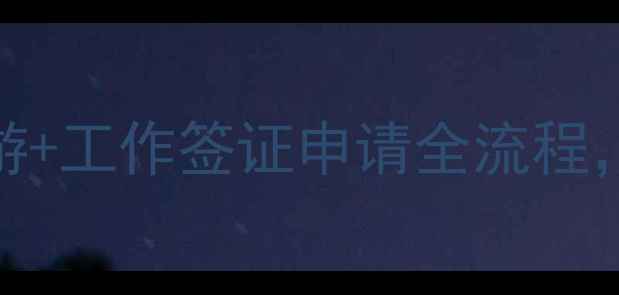 保姆级攻略澳洲旅游工作签证申请全流程边打工边旅行超省心