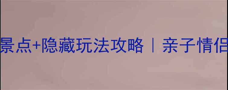 华盛顿必去Top10景点隐藏玩法攻略亲子情侣独自旅行全搞定