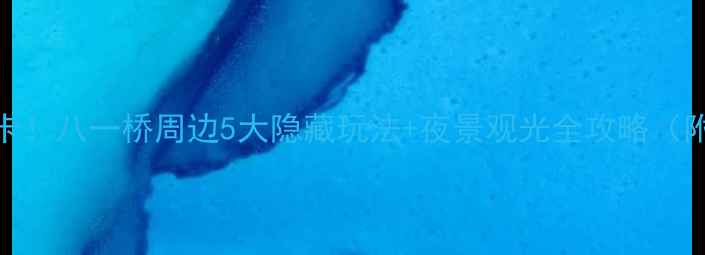 图片 🌟南昌必打卡！八一桥周边5大隐藏玩法+夜景观光全攻略（附拍照机位）