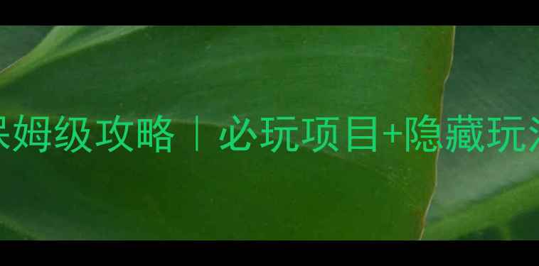 图片 🌟宁波方特欢乐世界保姆级攻略｜必玩项目+隐藏玩法+交通住宿全指南🎢1