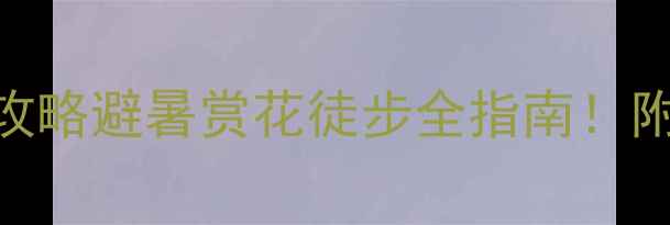 图片 🌟赤水最佳旅游时间攻略避暑赏花徒步全指南！附最新玩法+避坑Tips1