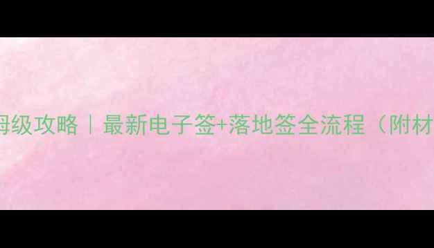 越南旅游签证保姆级攻略最新电子签落地签全流程附材料清单避坑指南