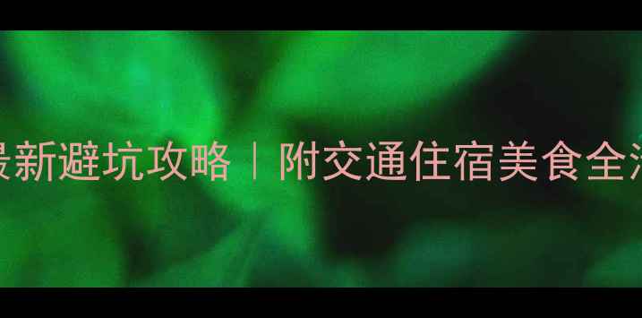 图片 🏖️白城沙滩最新避坑攻略｜附交通住宿美食全清单+拍照点位2