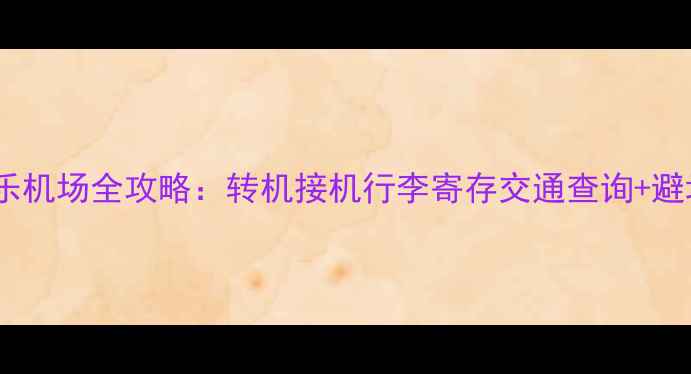 图片 📌法国戴高乐机场全攻略：转机接机行李寄存交通查询+避坑指南🇫🇷2